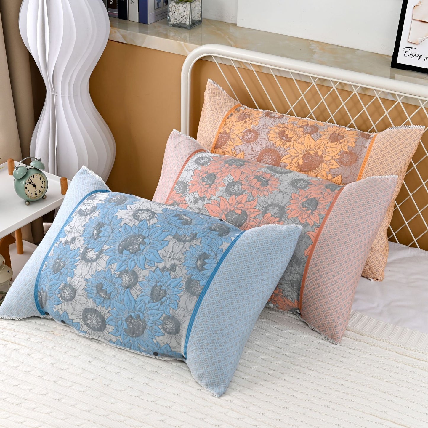 Thickened Pilling-Resistant Cotton Pillow Cover - 50x108cm Modern Minimalist Bedding