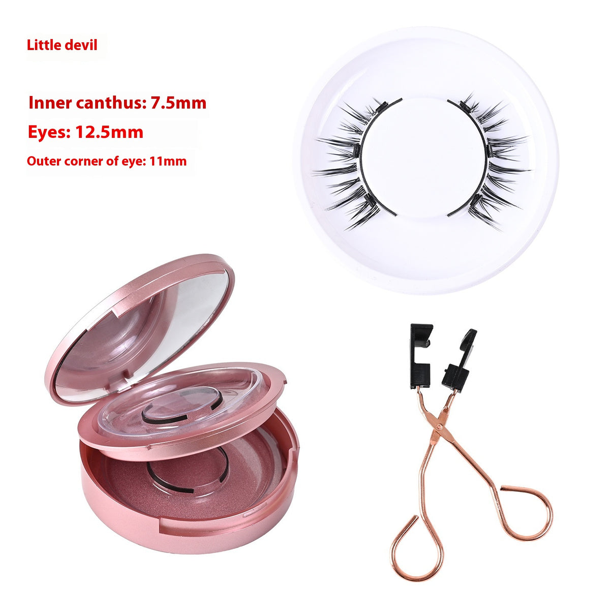 Magnetic Glue-Free False Eyelashes - Natural Look, Long-Lasting, Collection Use