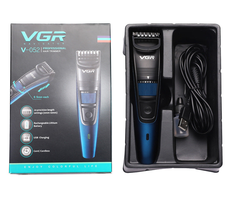 USB Rechargeable Hair Clipper - Blue