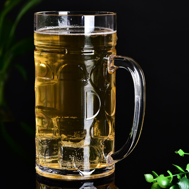 Plastic Pineapple Mug with Handle - 600ml Drinkware for Home & Bar