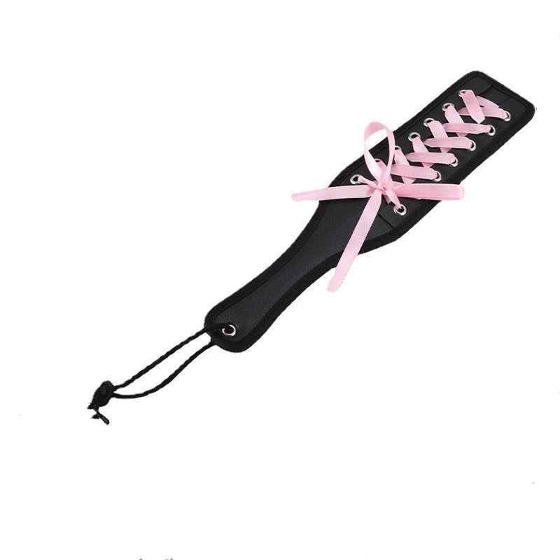 Leather Handle Racket Ribbon for Adult Wellness Black PU