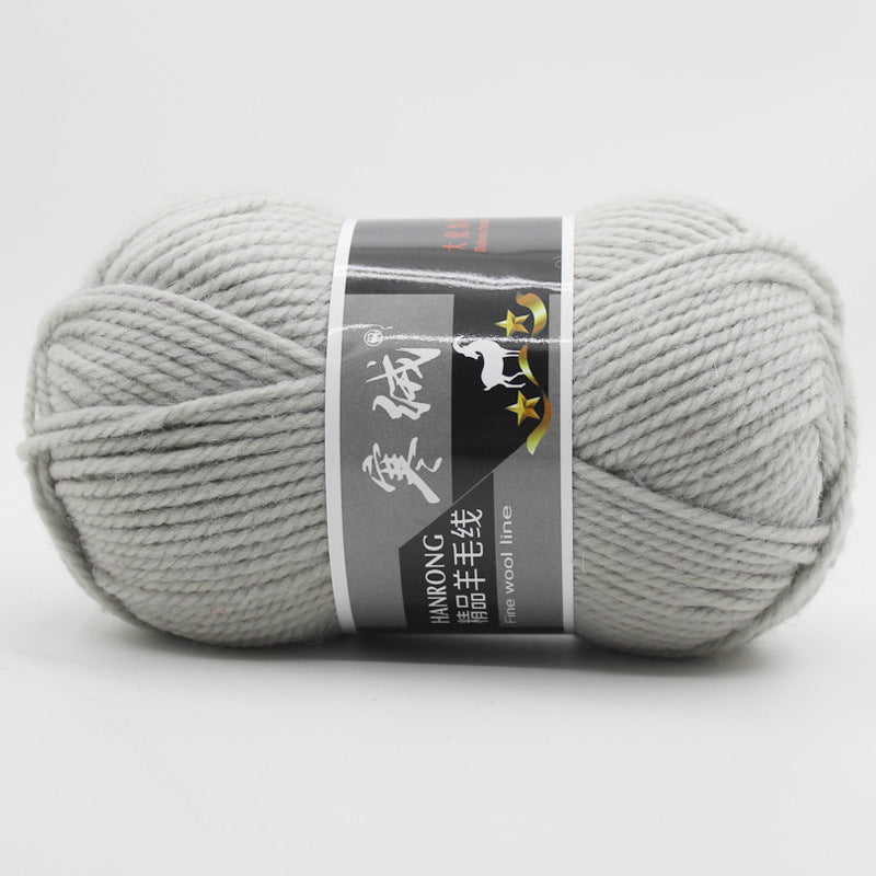 Thick Knitting Yarn Ball for Self-Woven Crafts - Cashmere Wool Material Kit