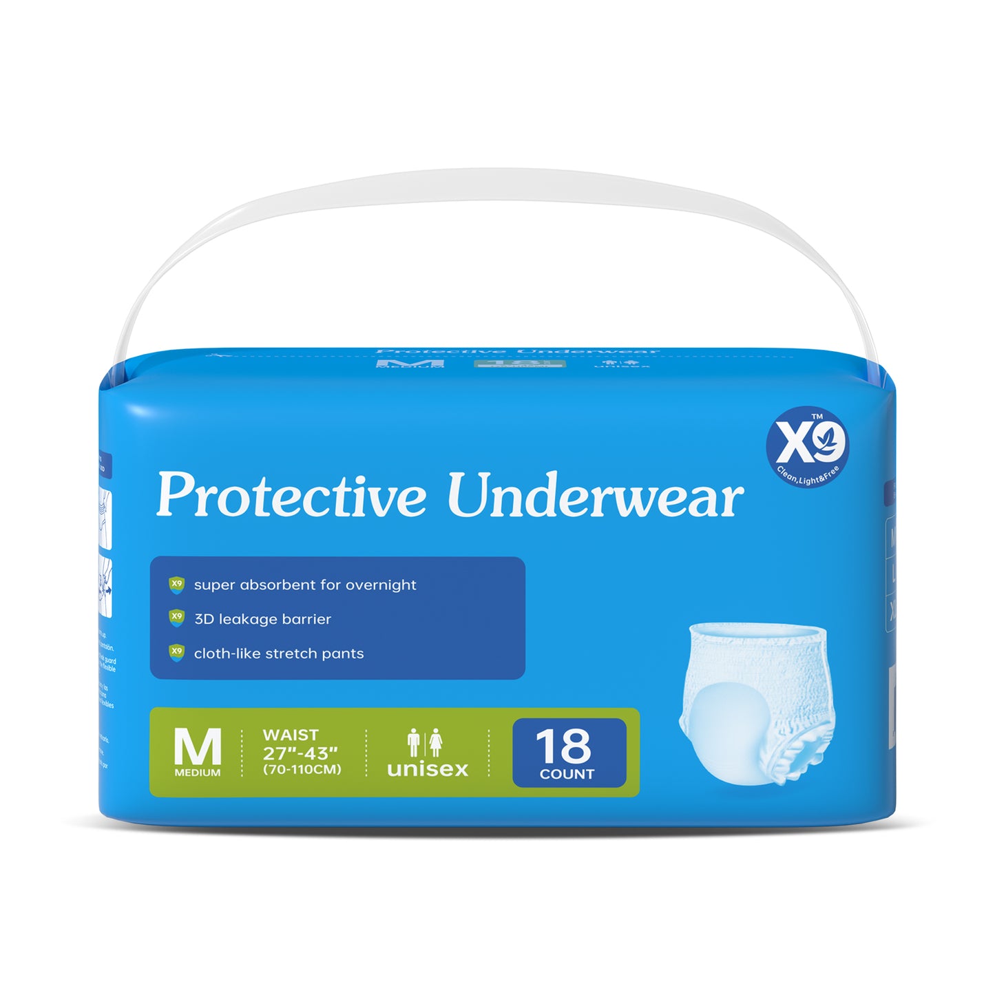 Ultra Soft Disposable Pull-Up Diapers for Adults - Multiple Sizes