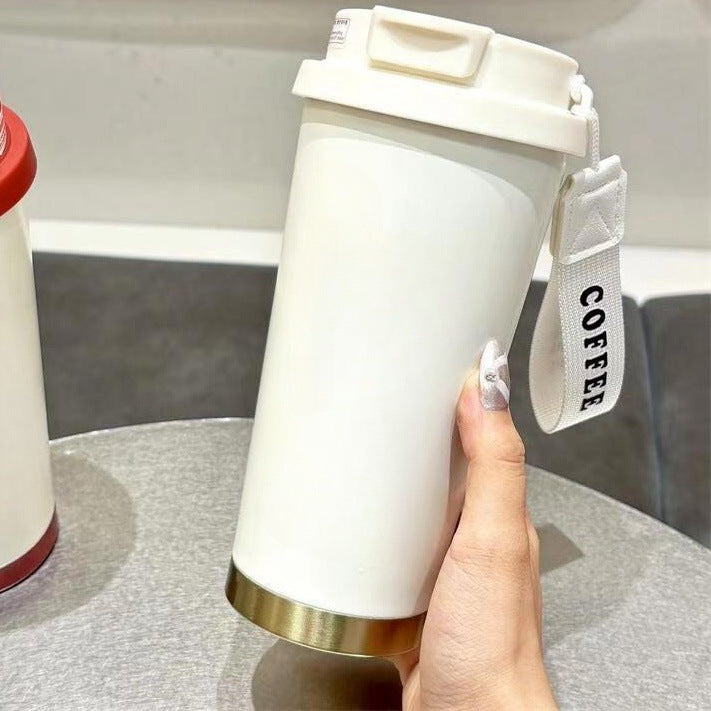 Double Wall Insulated Stainless Steel Coffee Cup - 316 Capacity & Modern Design