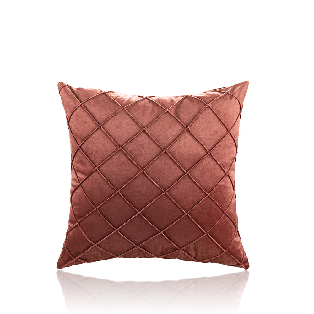 Velvet Pillowcase for Sofa Bed 43x43cm - Multiple Colors & Styles