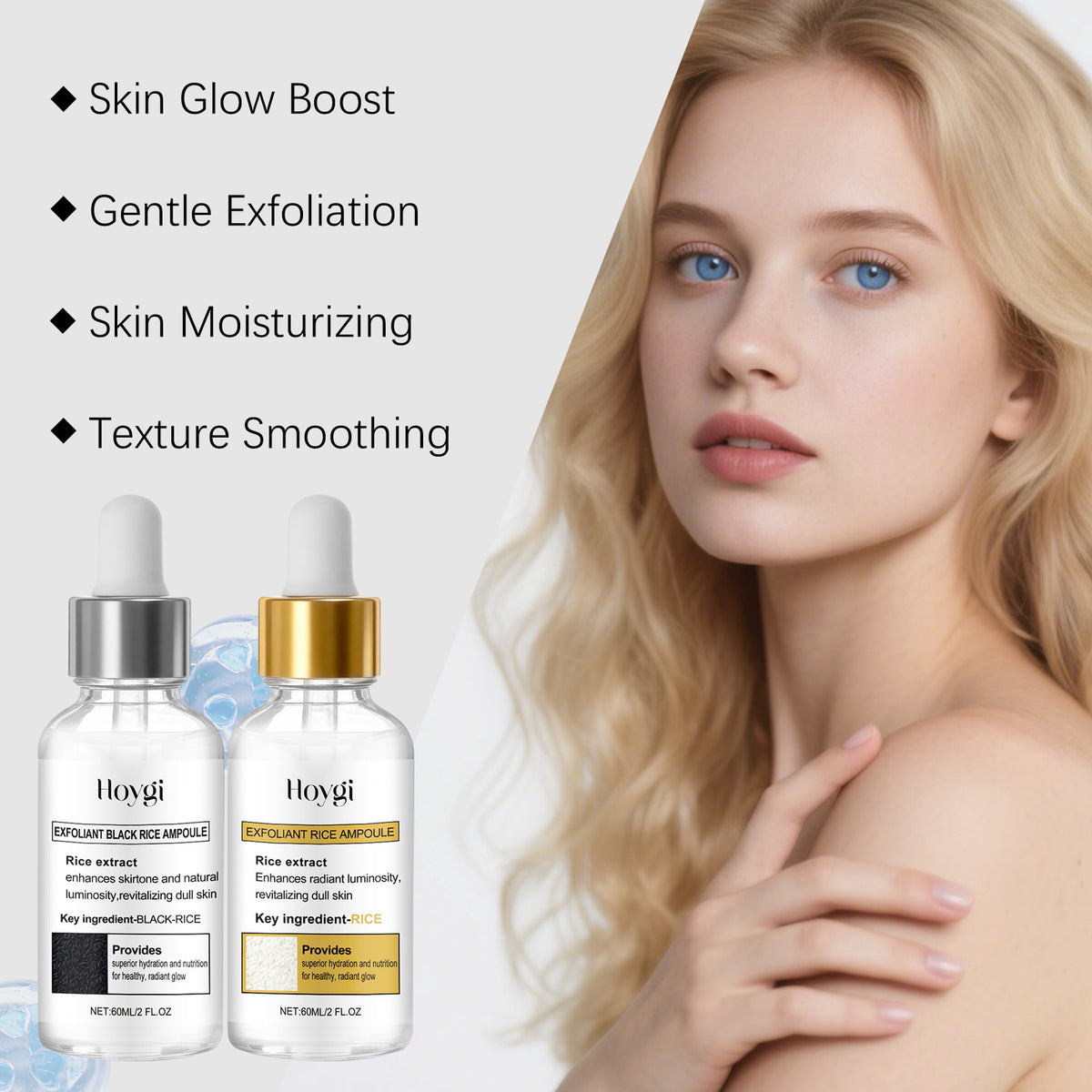 Gentle Facial Cleanser & Exfoliating Serum 60ml