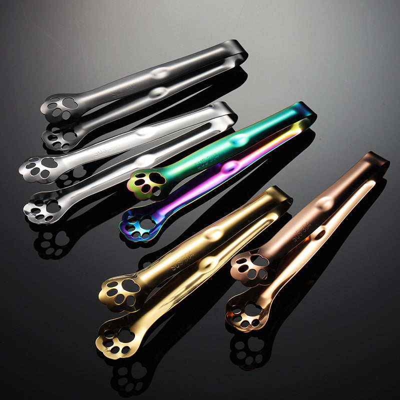 Stainless Steel Cat's Paw Food Clip - Multi-Color Kitchen Storage Accessory