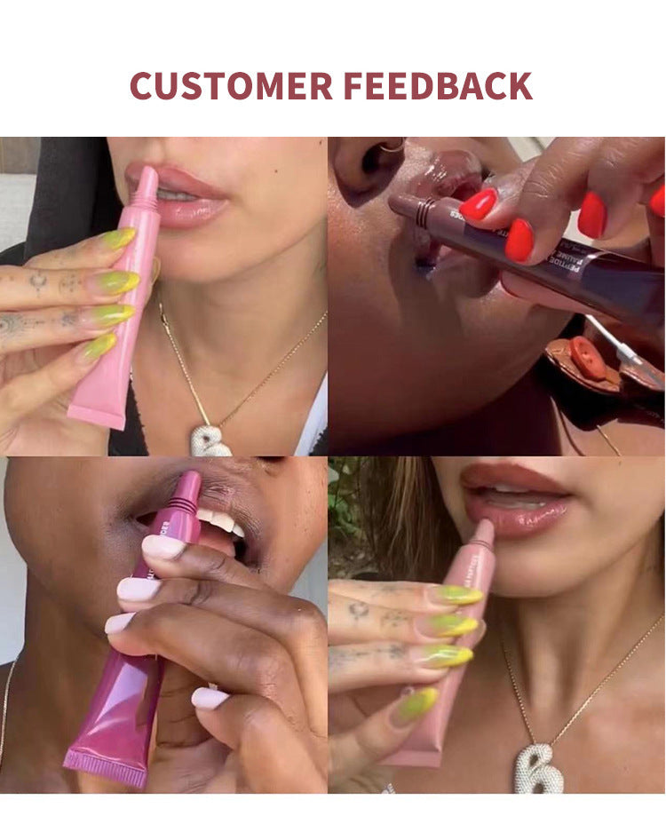 Glossy Mirror Lip Glaze - Long-Lasting Waterproof Liquid Lipstick