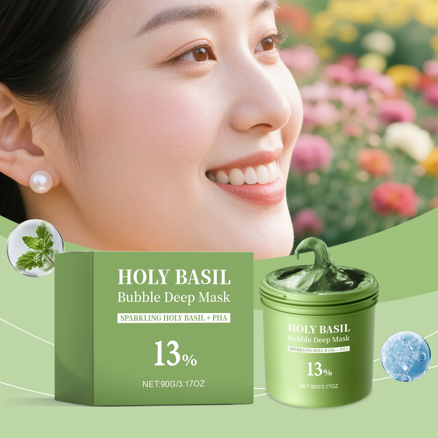 Deep Cleansing Bubble Mask 90g - Facial Skin Care Treatment for Clear Skin