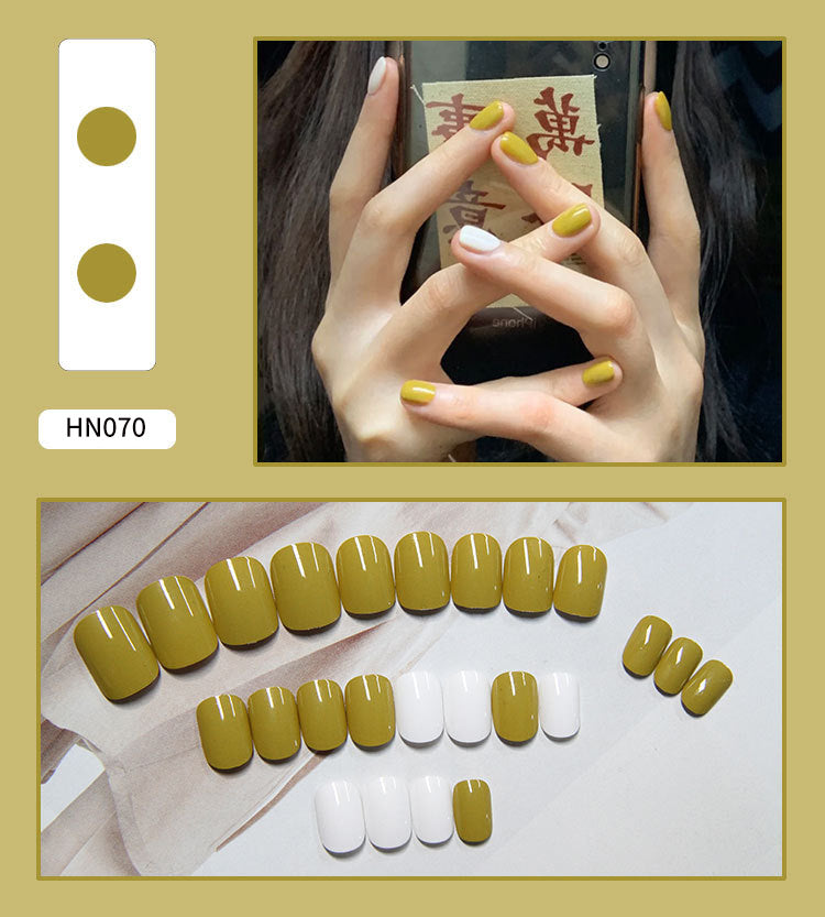 Fake Nail Art Patches - Wearable Nail Decorations for DIY Manicure