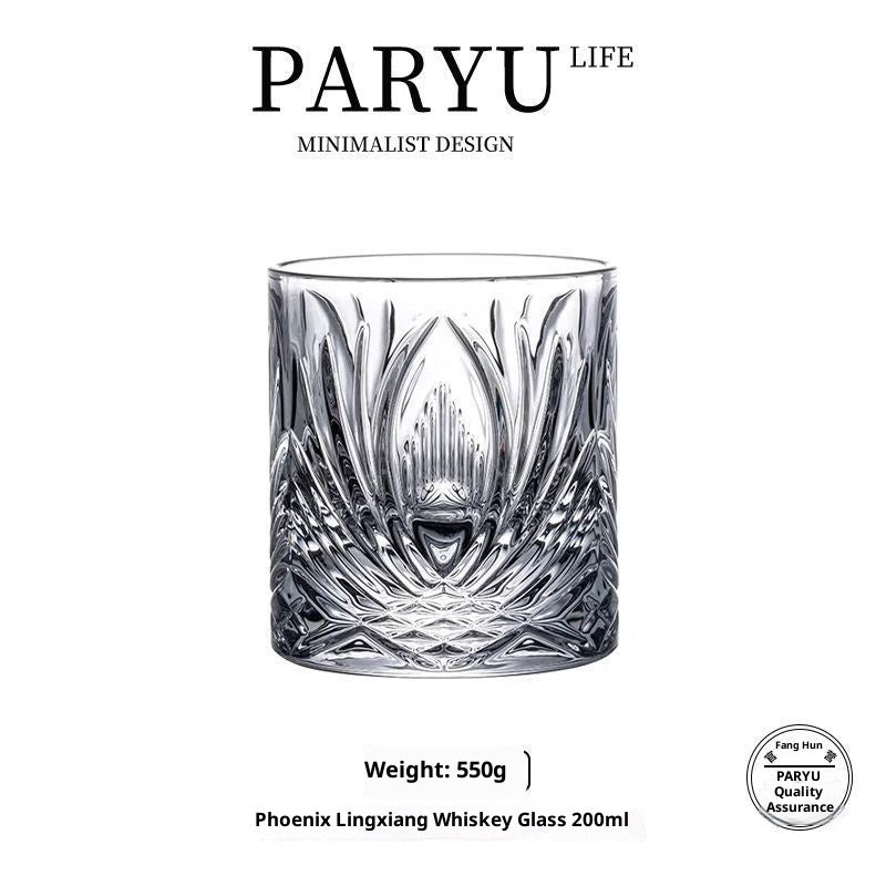 Elegant Crystal Wine Glass Set - Multiple Styles & Sizes