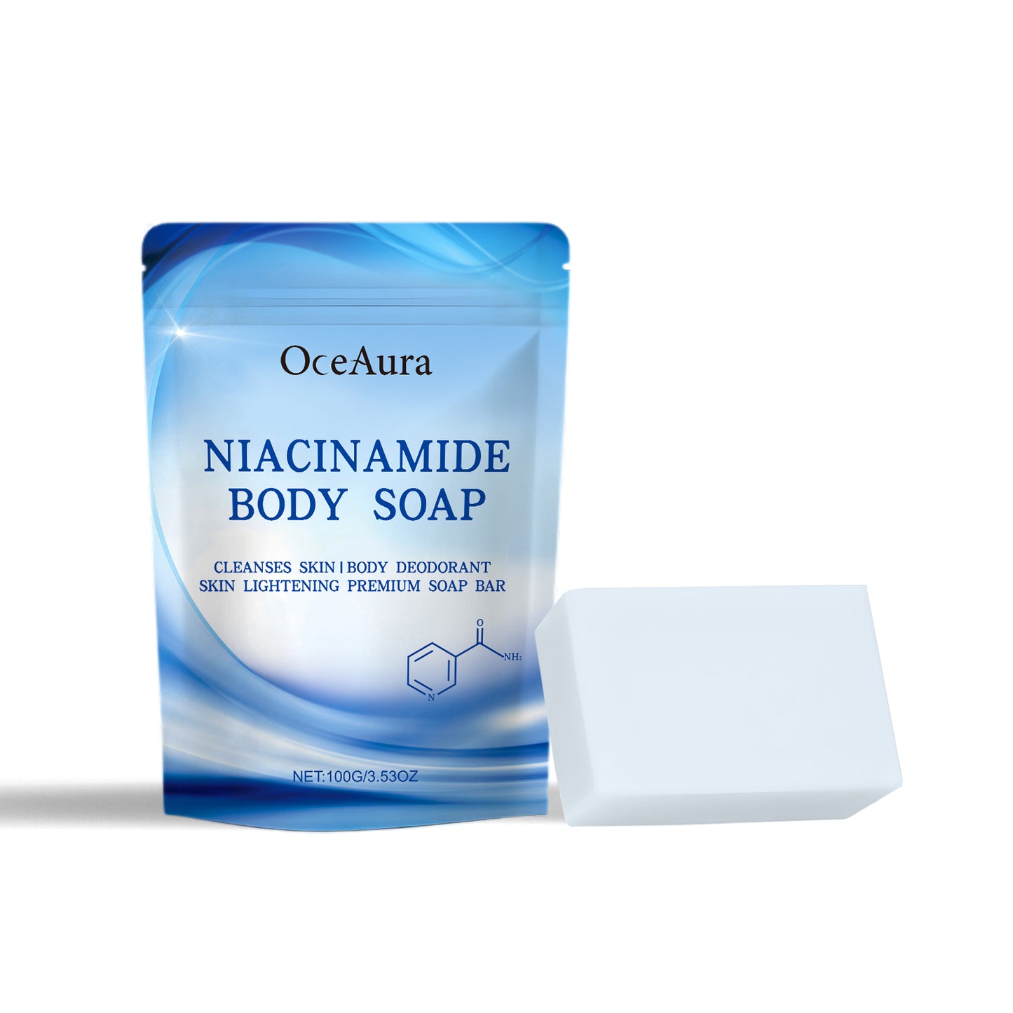 Niacinamide Brightening Body Soap with Aloe Vera Extract
