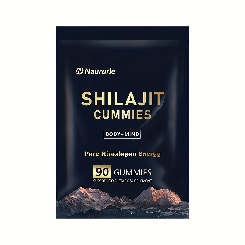 Himalayan Shilajit Gummies - 90 Count Energy & Wellness Supplement