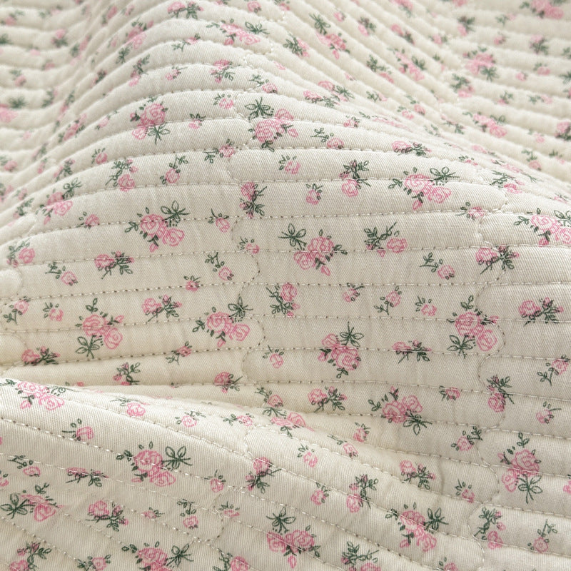 Double-Sided Pure Cotton Quilted Mattress Cover Bedspread - Multiple Sizes & Patterns