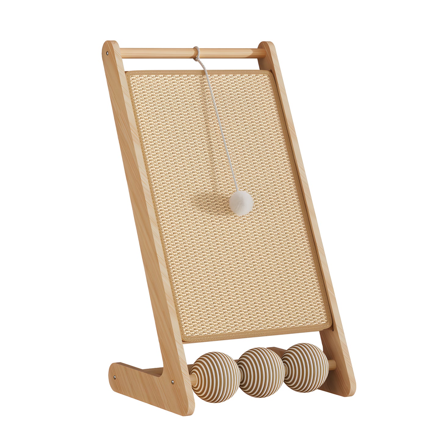 Cat Scratching Post with Ball Attachment - Pet Furniture & Toys