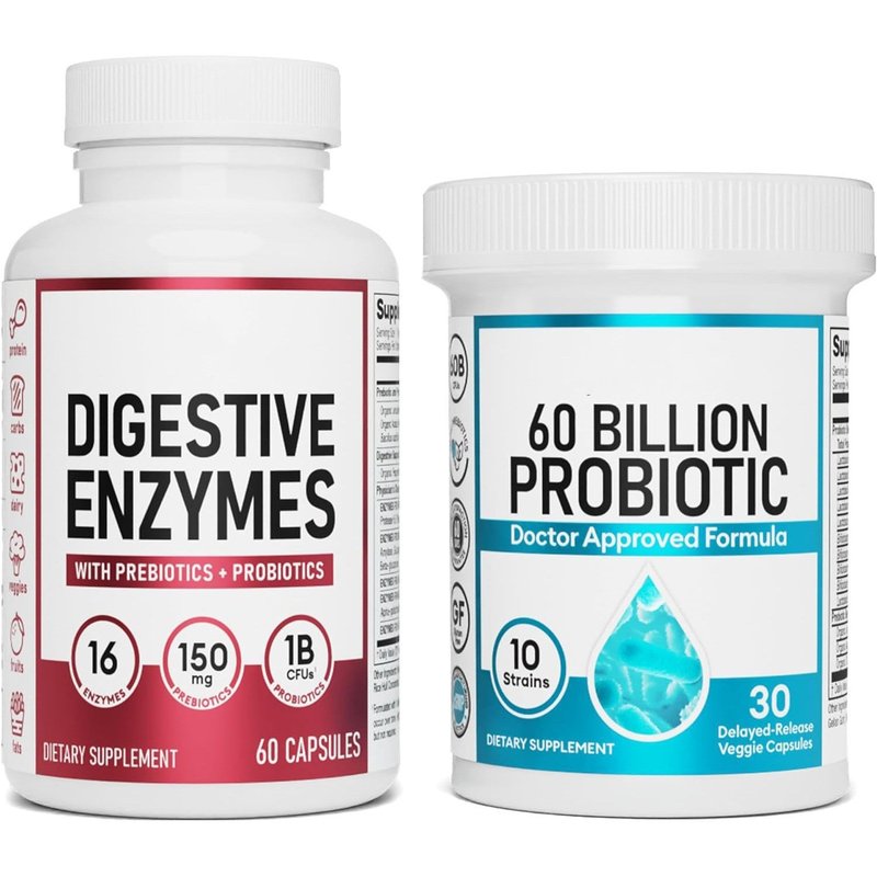 Digestive Enzyme Probiotic Capsules for Gut Health