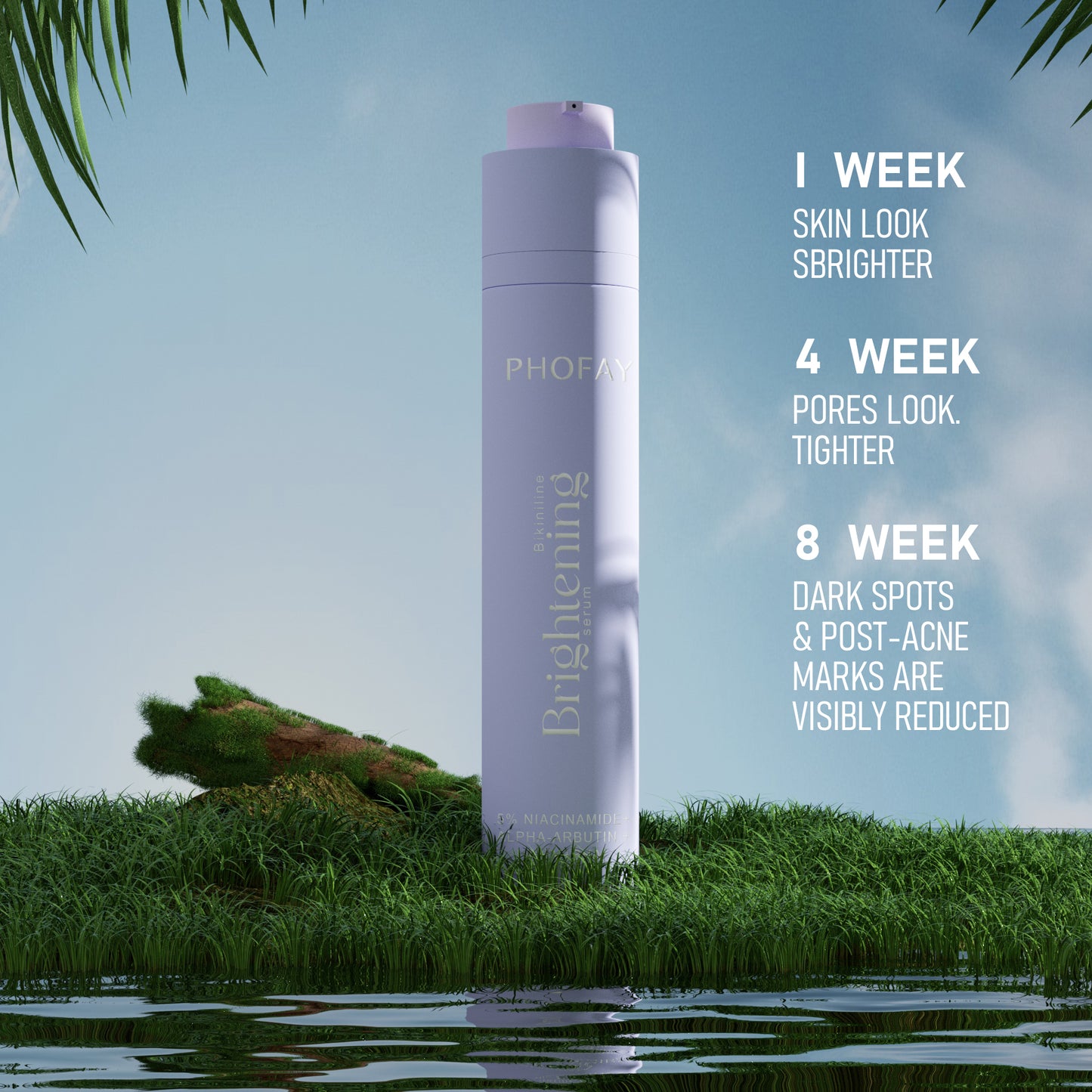 Bikini Area Skin Brightening Cream - Moisturizing Body Whitening Treatment