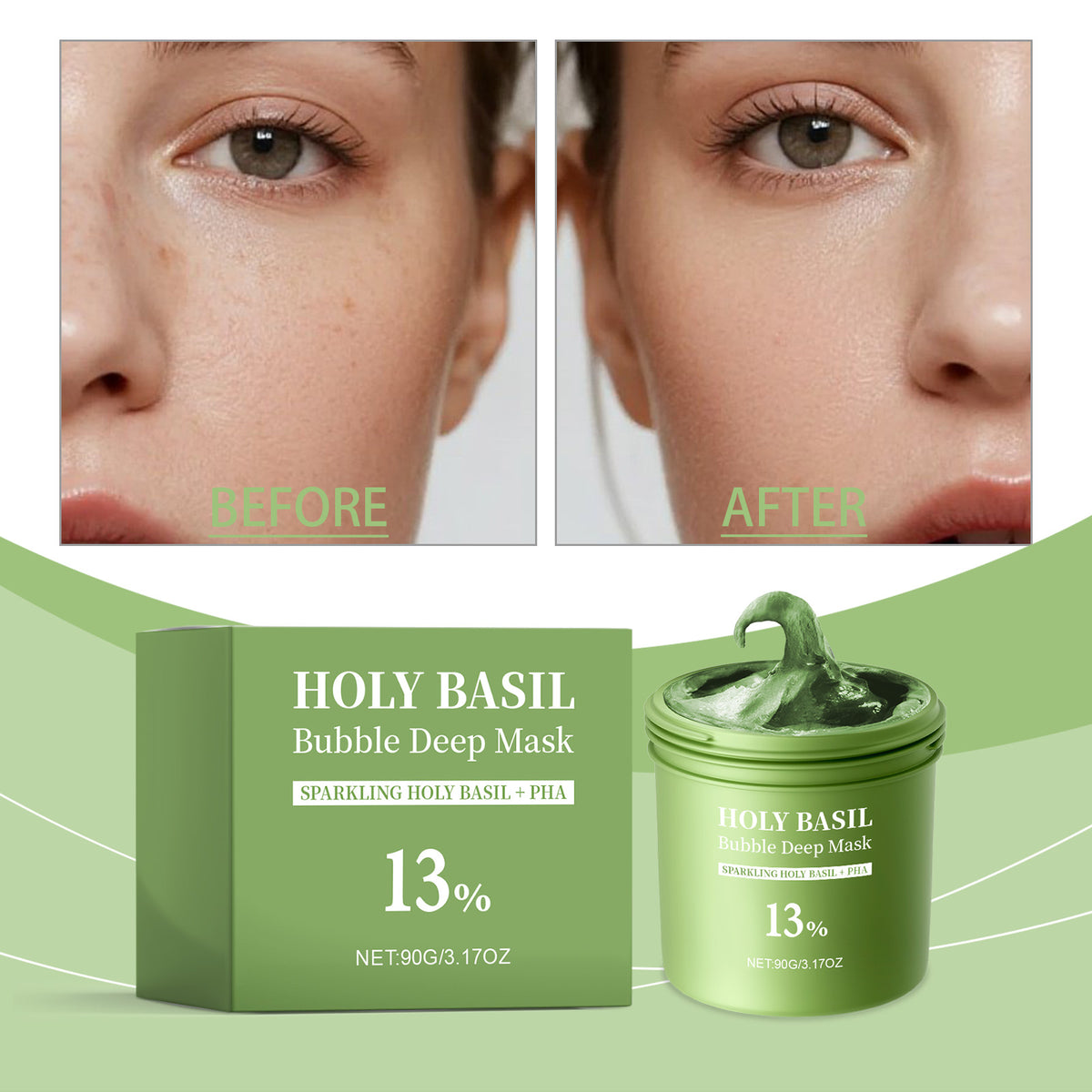 Deep Cleansing Bubble Mask 90g - Facial Skin Care Treatment for Clear Skin