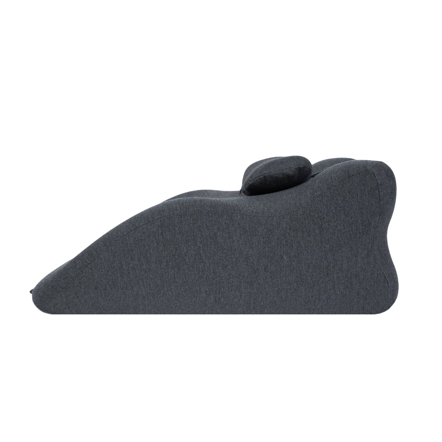 Ergonomic Spinal Posture Support Bed Pillow - Grey