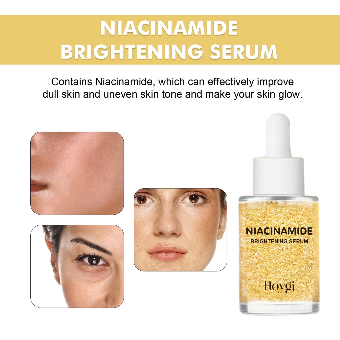Niacinamide Brightening Serum - Hydrating Facial Treatment for Dark Spots