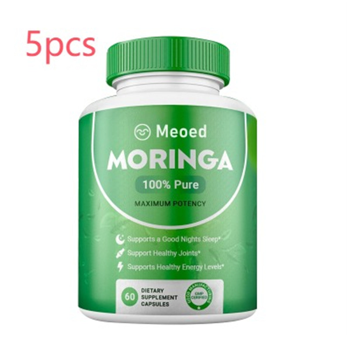 Moringa Leaf Capsules - Herbal Wellness Supplement