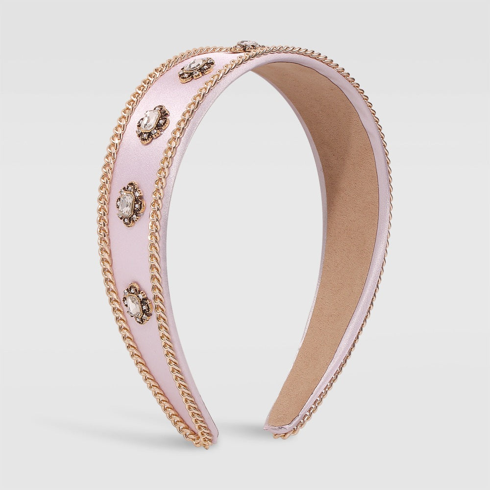 Baroque Chain Headband – Geometric Metal Hair Band