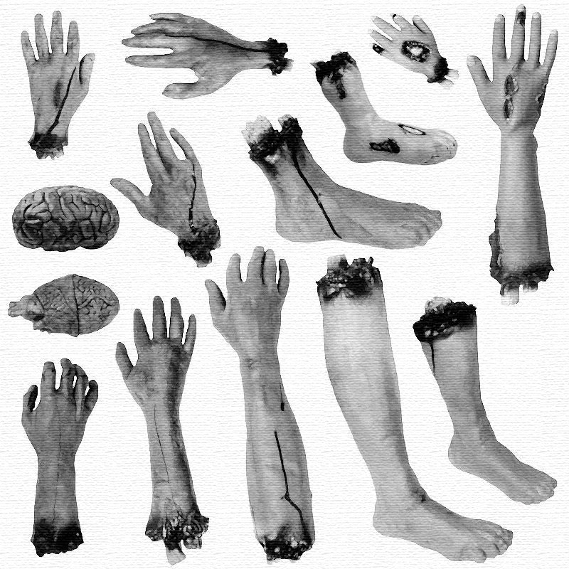 Halloween Horror Hand Decoration Props - Haunted House Party Decor