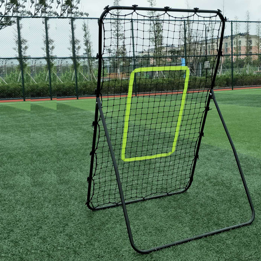 Adjustable Steel Pipe Rebound Soccer Goal - Black, 55.12" x 35.43"