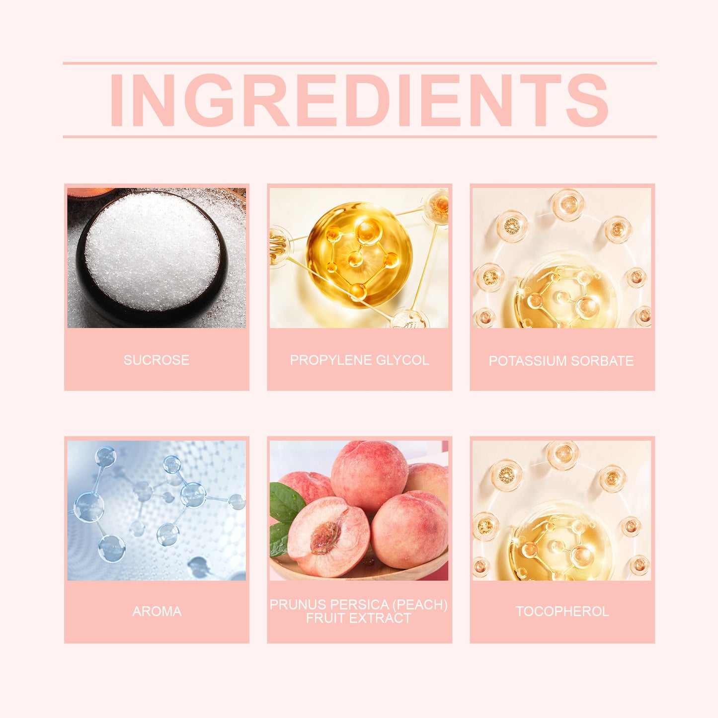 Peach Moisturizing Lip Cream - Hydrating Repair Treatment for Dry Lips