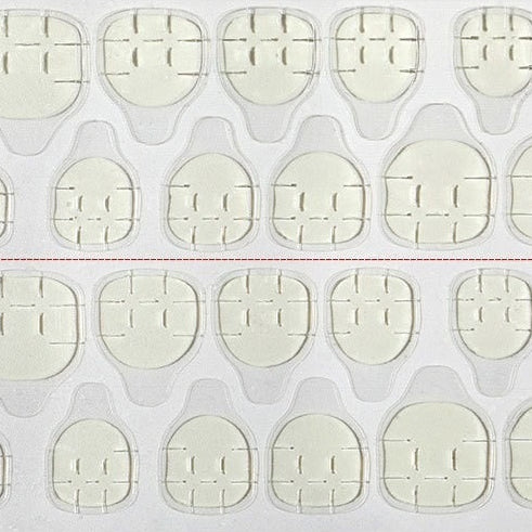 Ultra-Thin Jelly Nail Stickers - Super Sticky Fake Nail Decals for Manicure