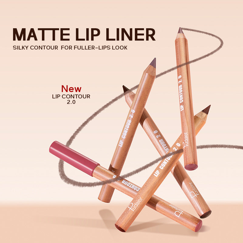 Matte Lip Liner Set 8 Colors Waterproof Natural Lipstick Makeup
