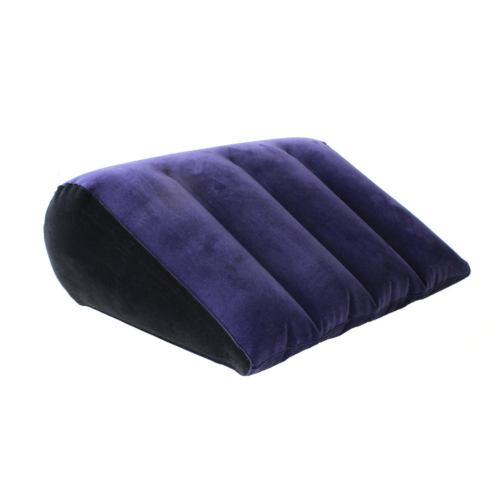 Inflatable Couples Position Pillow - PVC Flocking Sex Position Cushion