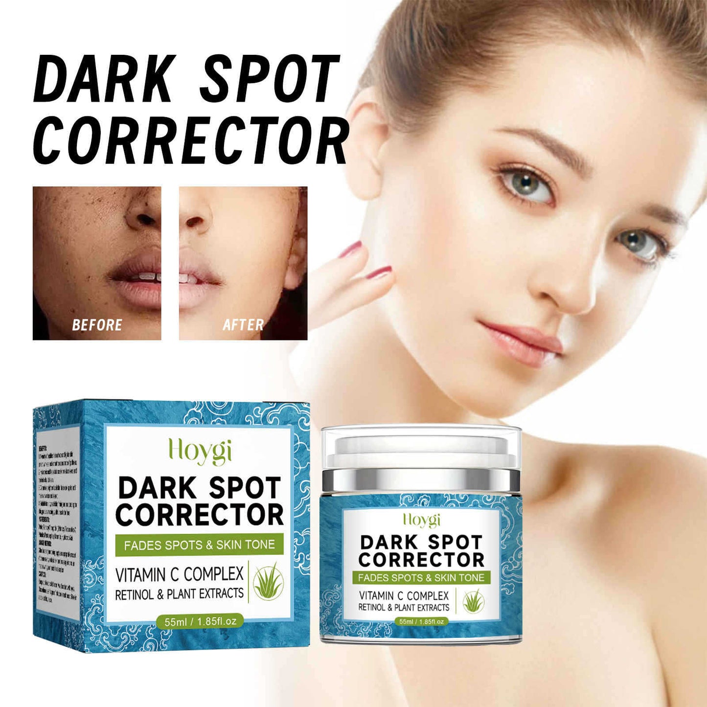 Dark Spot Corrector Cream for Dull Skin Lightening 55ml