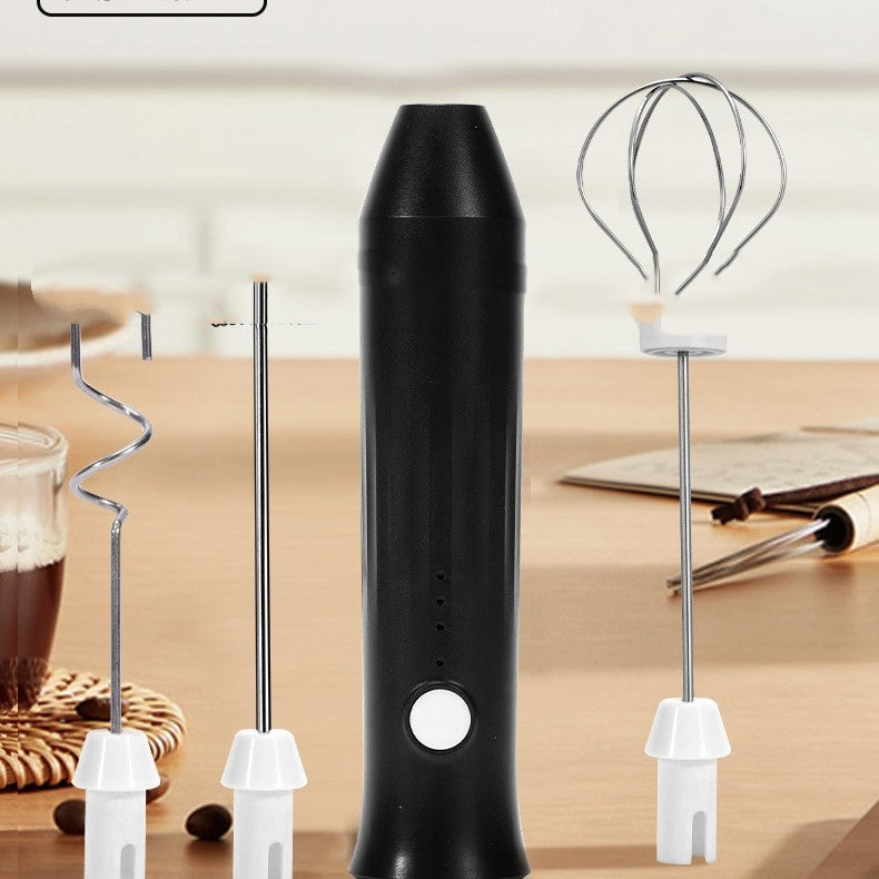 Multifunctional Electric Milk Frother with Wireless Charging - Modern Kitchen Accessory