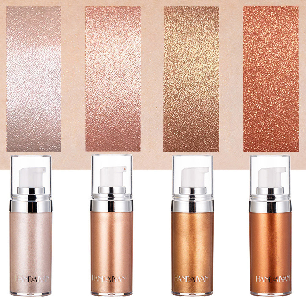 Liquid Highlighter Makeup Face Body Glow Brightener Glitter Bronzer - All Styles