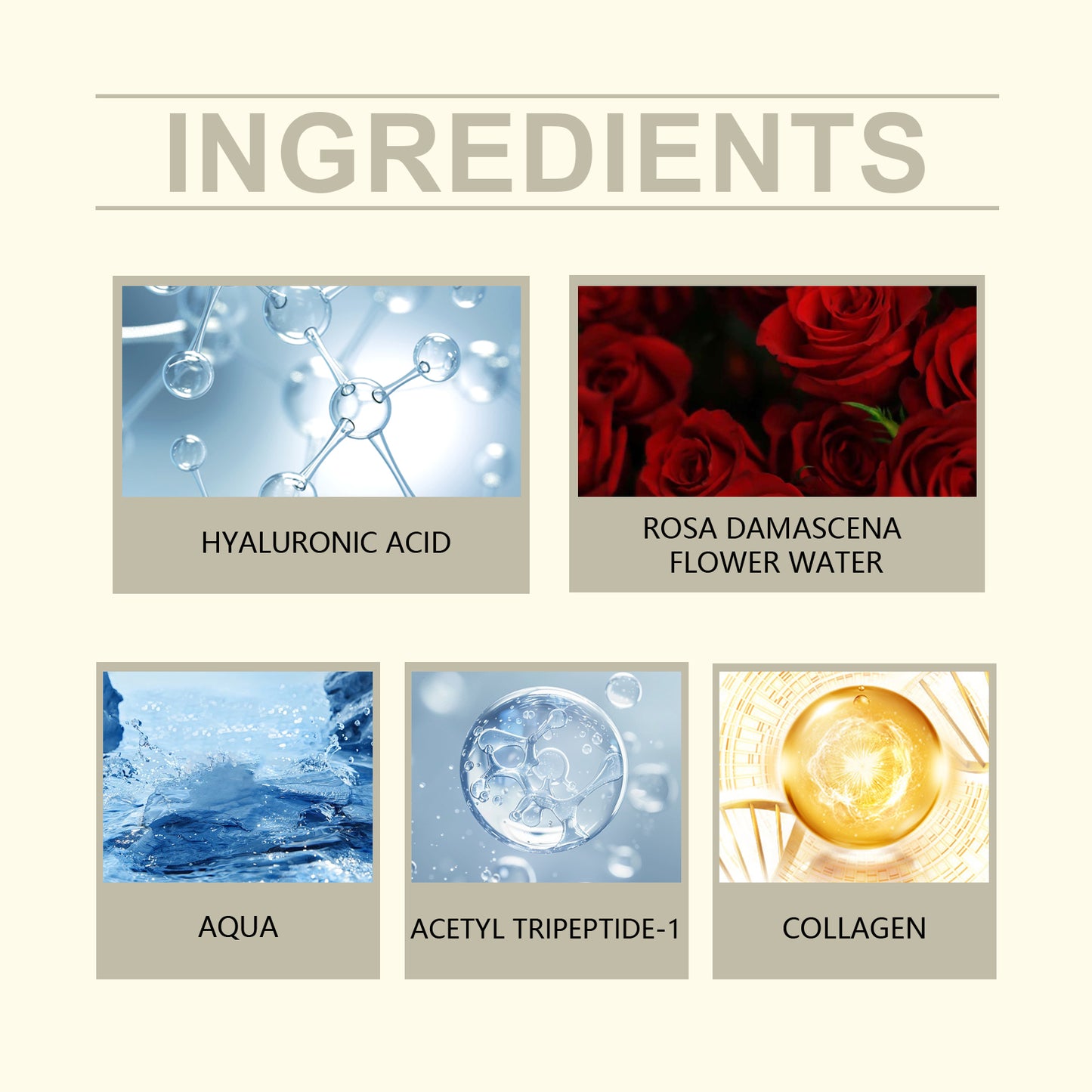 Firming Facial Essence Serum with Collagen & Peptides - 20ml