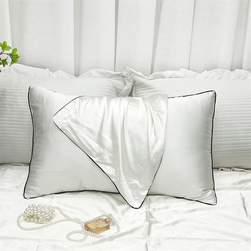 Double-Sided Ice Silk Pillowcase - Soft Rayon & Polyester Bedding Cover