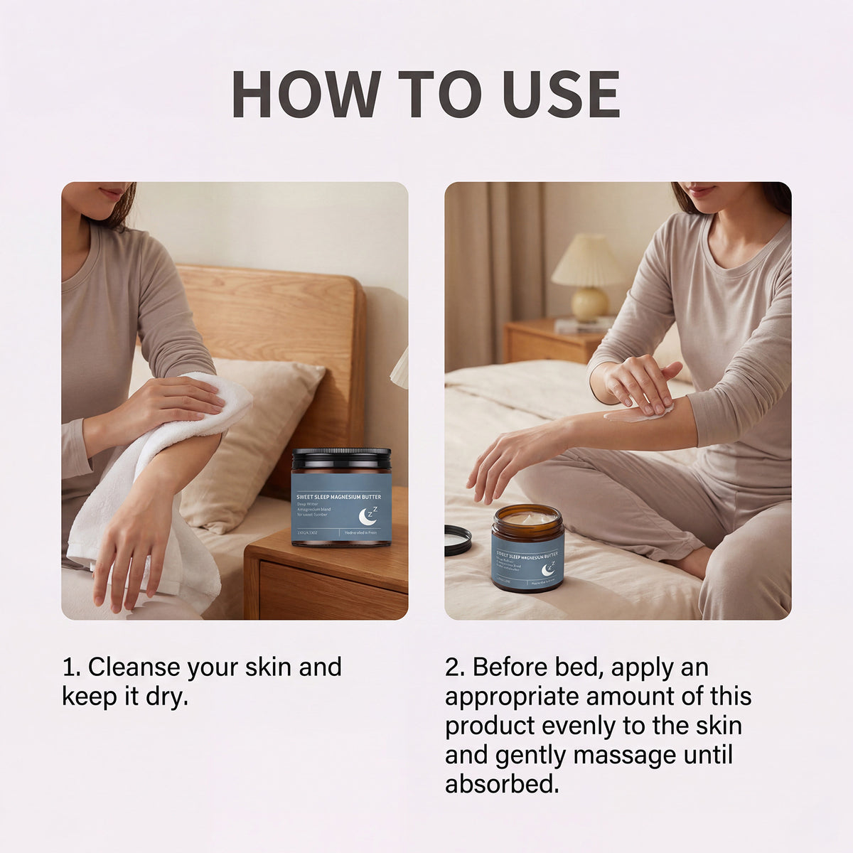 Sleep Soothing Cream with Shea & Mango Extract - 120G Relaxation Topical