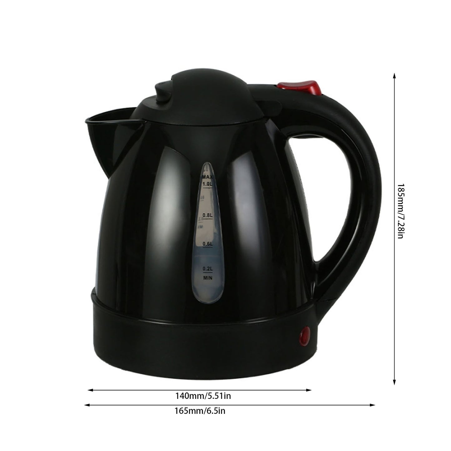 250W Portable Car Electric Kettle 1000ml Heated Water Tea Coffee Auto