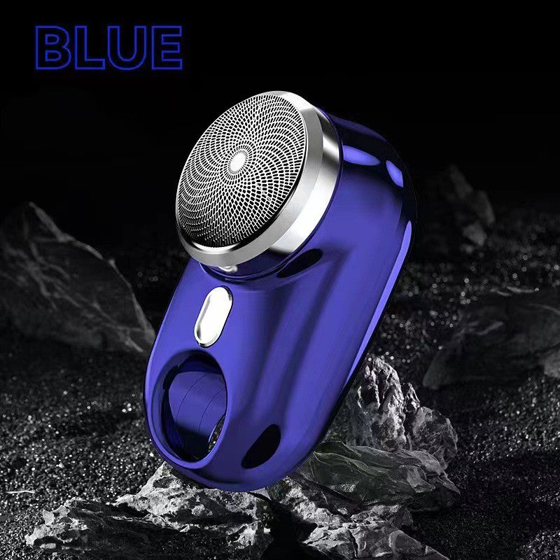 USB Rechargeable Electric Shaver – Portable Mini Rotary