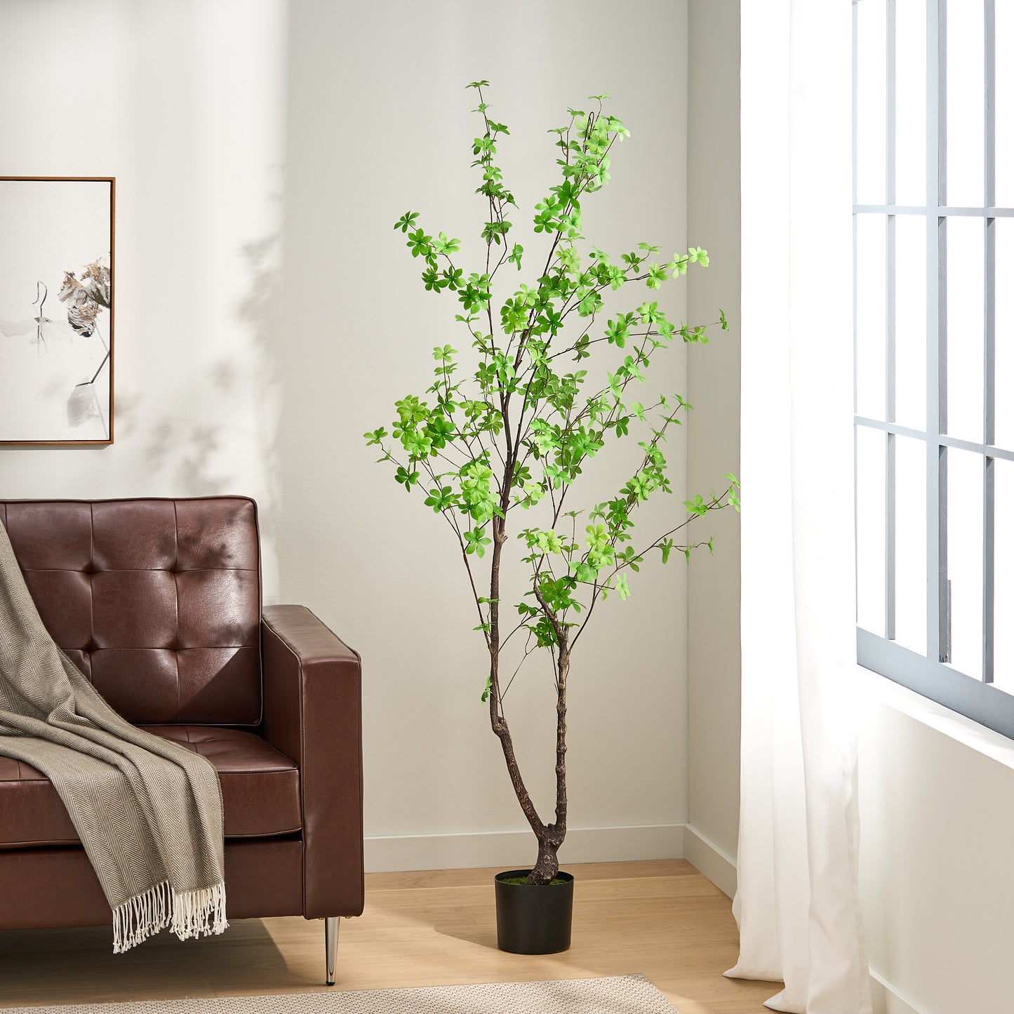 180CM ARTIFICIAL DISC LEAF TREE