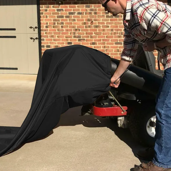 54 Cubic Feet Lawn Tractor Leaf Bag with Black Oxford Fabric