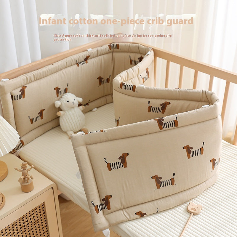 Breathable Baby Bed Enclosure Cotton Bed Fence for Child Safety