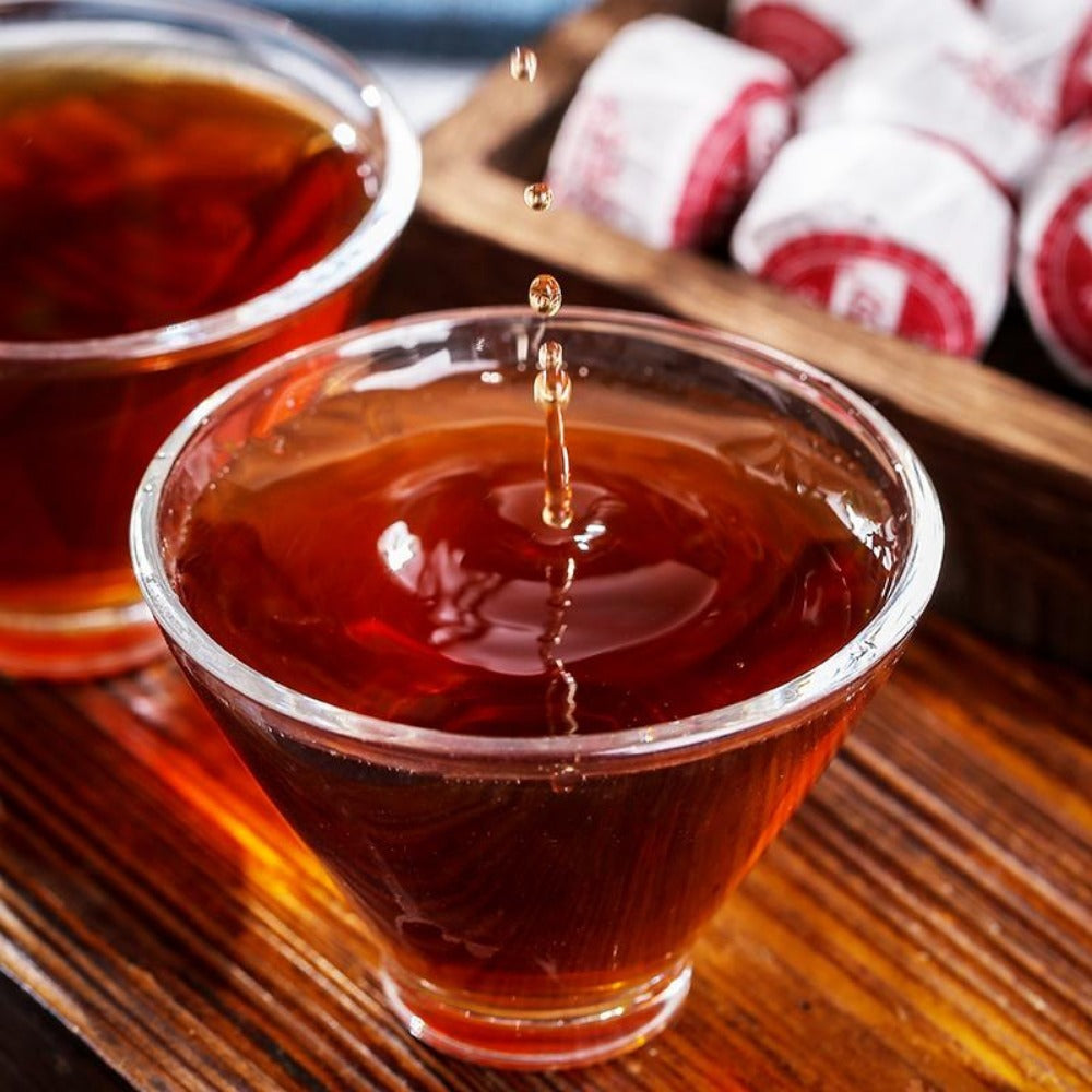 Yunnan Matured Pu'er Tea Mini Cakes - Glutinous Rice Aroma, 50g