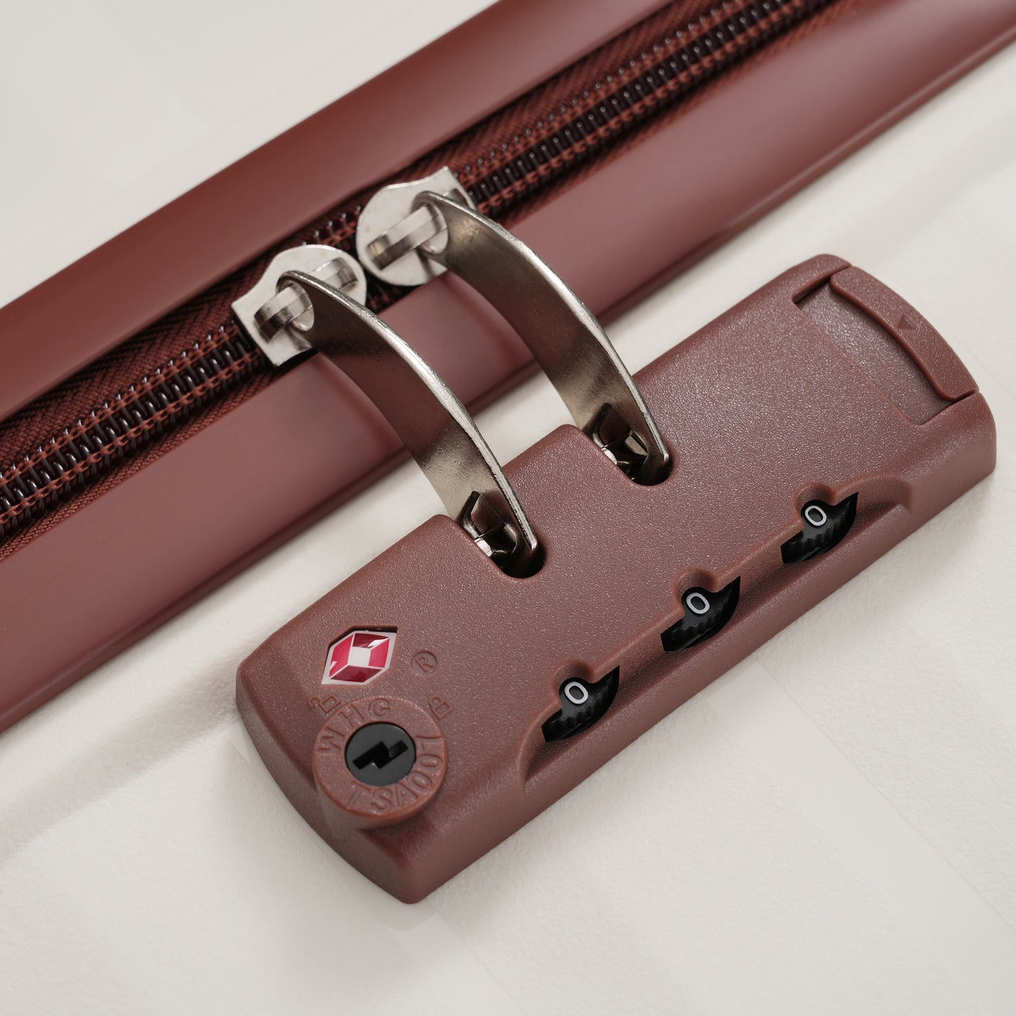 3-Piece Travel Luggage Set with TSA Lock - Ivory