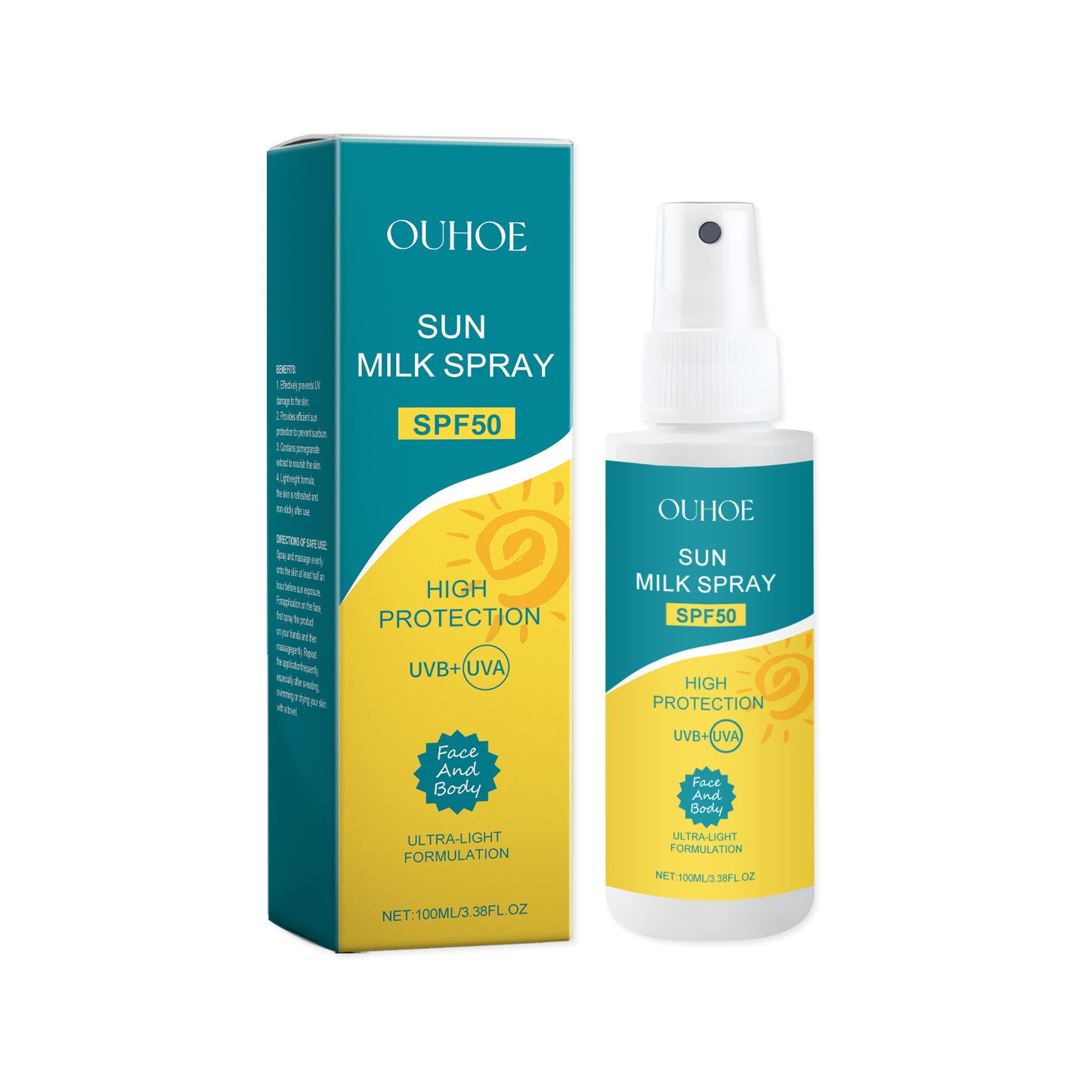 Outdoor Skin Protection Spray - Moisturizing & Refreshing 100ml