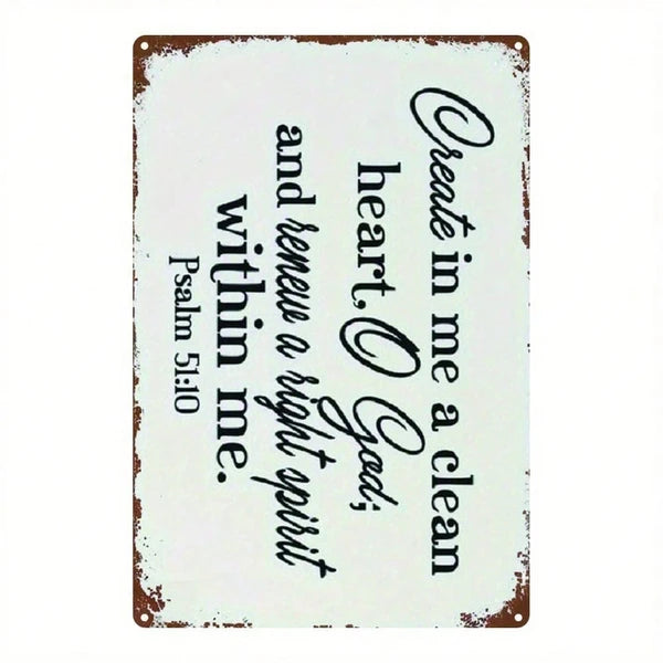 Spiritual Purification Sign - Inspirational Rustic Wall Decor