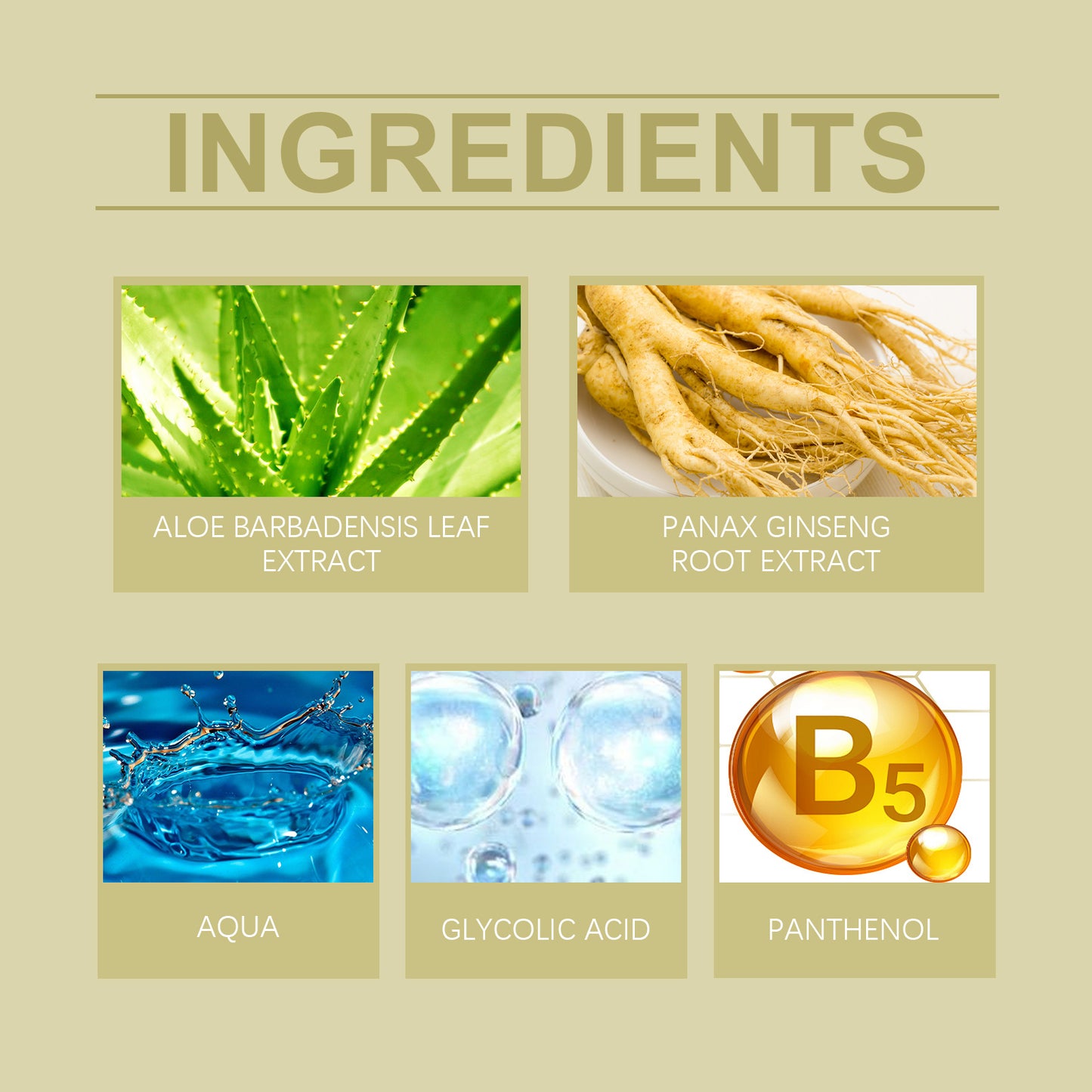 Moisturizing Facial Toner with Ginseng & Vitamin B5 - 100ml