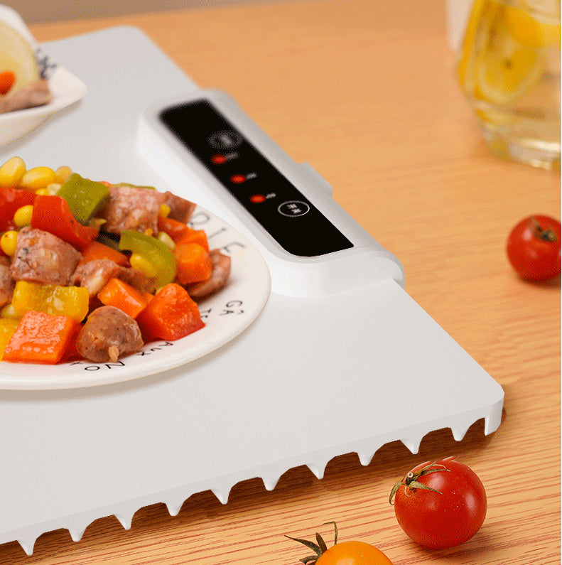 Foldable Square Meal Dish Warmer Plate with Insulation for Kitchen