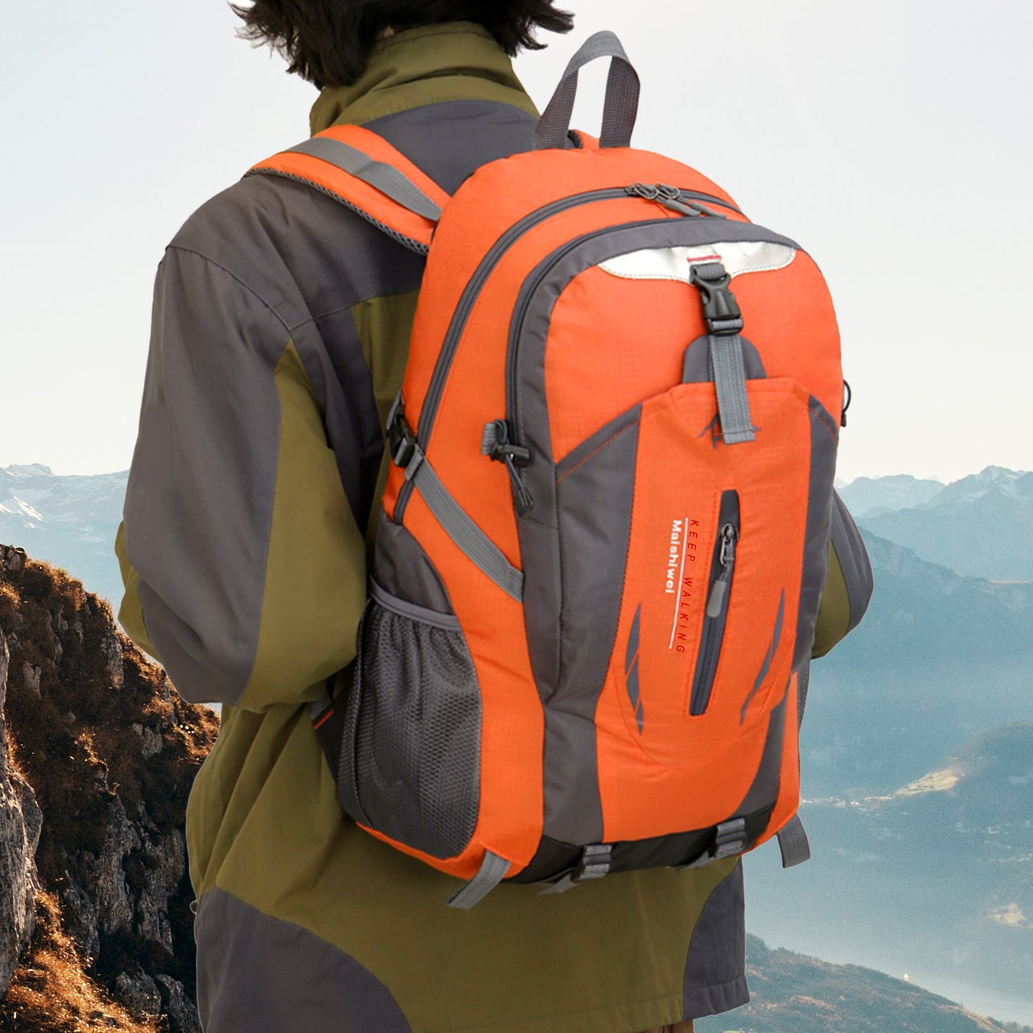 36L Waterproof Outdoor Backpack - Lightweight Daypack